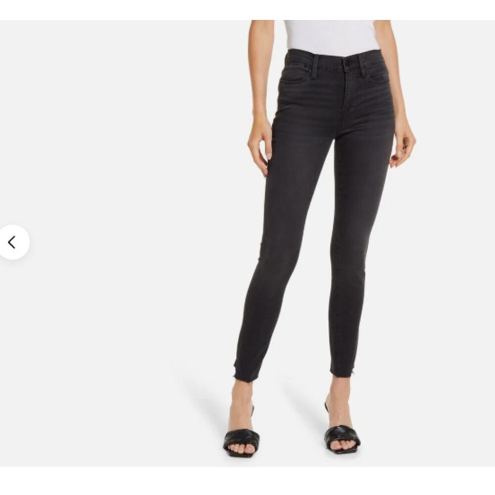 Frame Denim Le High Skinny Black Jeans Size 30